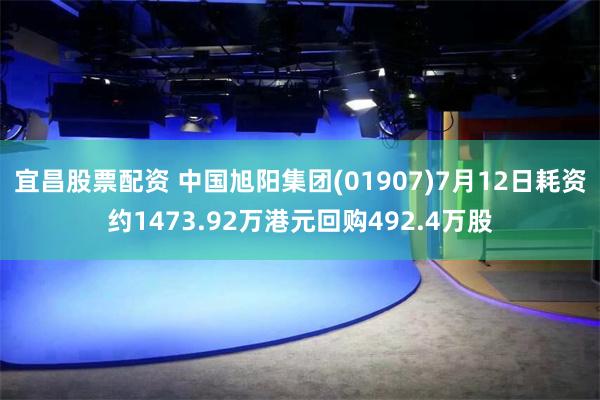 宜昌股票配资 中国旭阳集团(01907)7月12日耗资约1473.92万港元回购492.4万股