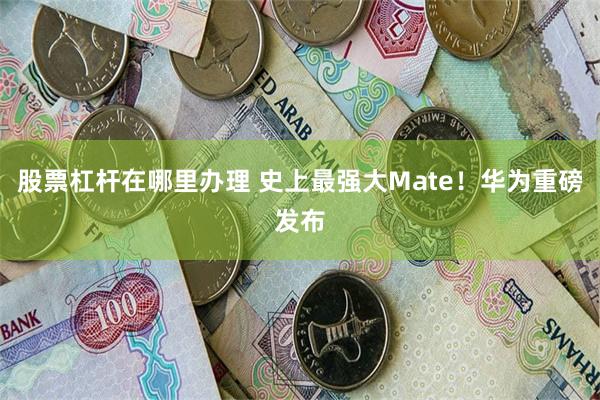 股票杠杆在哪里办理 史上最强大Mate！华为重磅发布