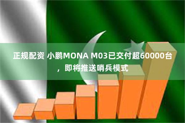 正规配资 小鹏MONA M03已交付超60000台，即将推送哨兵模式